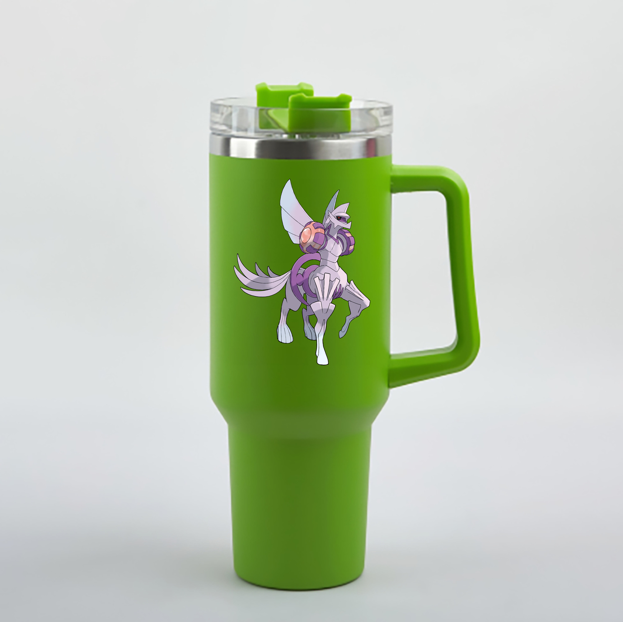 （画像用） ポケットモンスター Pokémon 1200mL車用タンブラー - クリスタルステッカー（プラスチックストロー付き）